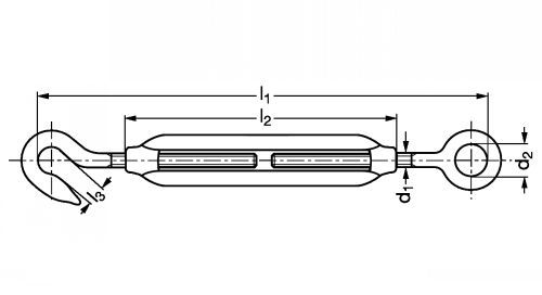 18-45 - Tendeur d'arrimage inox Emile Maurin - à lanterne, anneau et crochet_1