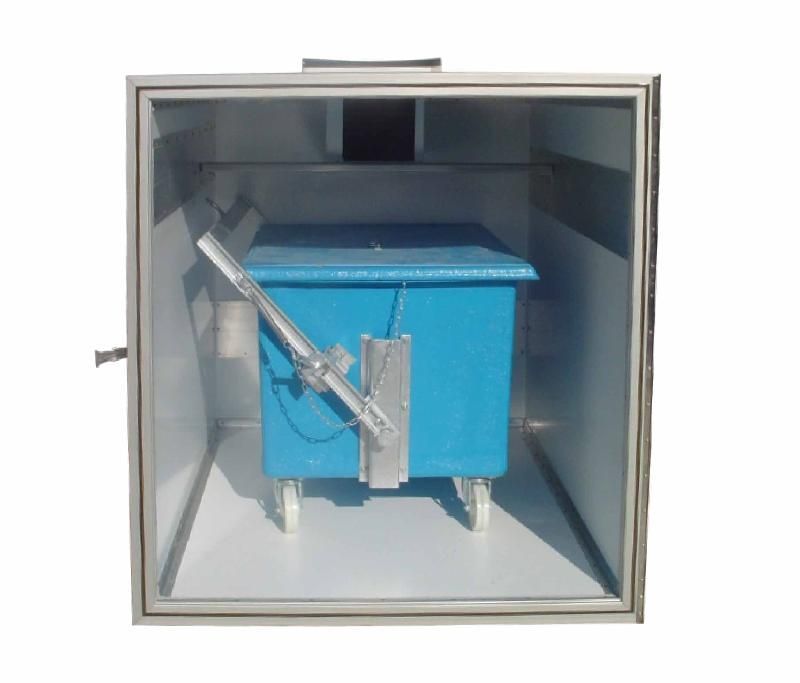 Chambre froide pour cadavre d'animaux - Refroidi jusqu'a 100 kg - Capot de protection - Plancher polyester - Ref : XXX123_1