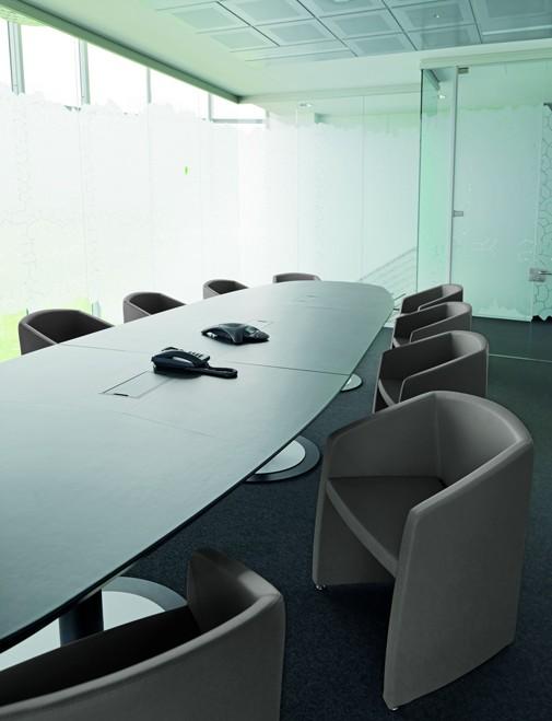 Fauteuil d'accueil Design ALIAS - Offisit - Bleu foncé_1