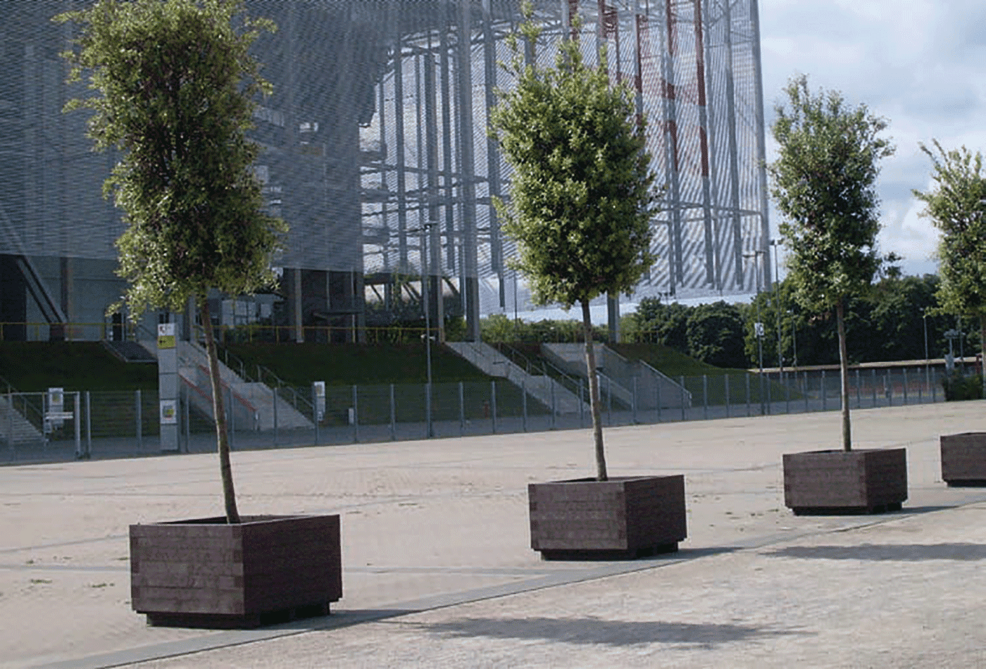 Jardinière GAR UM1480 - plastique recyclé Rebnew - résistante et écologique_1