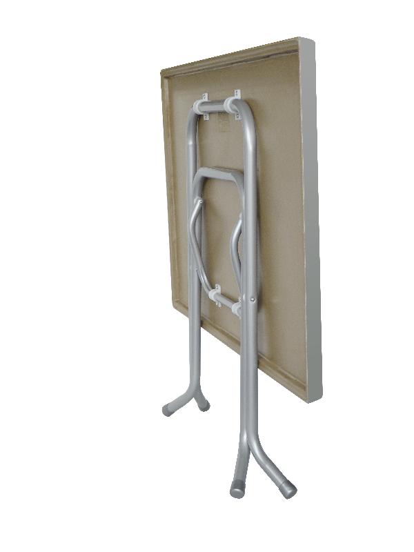 Pied de table de terrasse rochelle - rabattable - gris_1