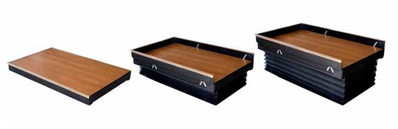 Plateforme élévatrice extra-plate, polyvalente et peu encombrante - X-SLIM_1