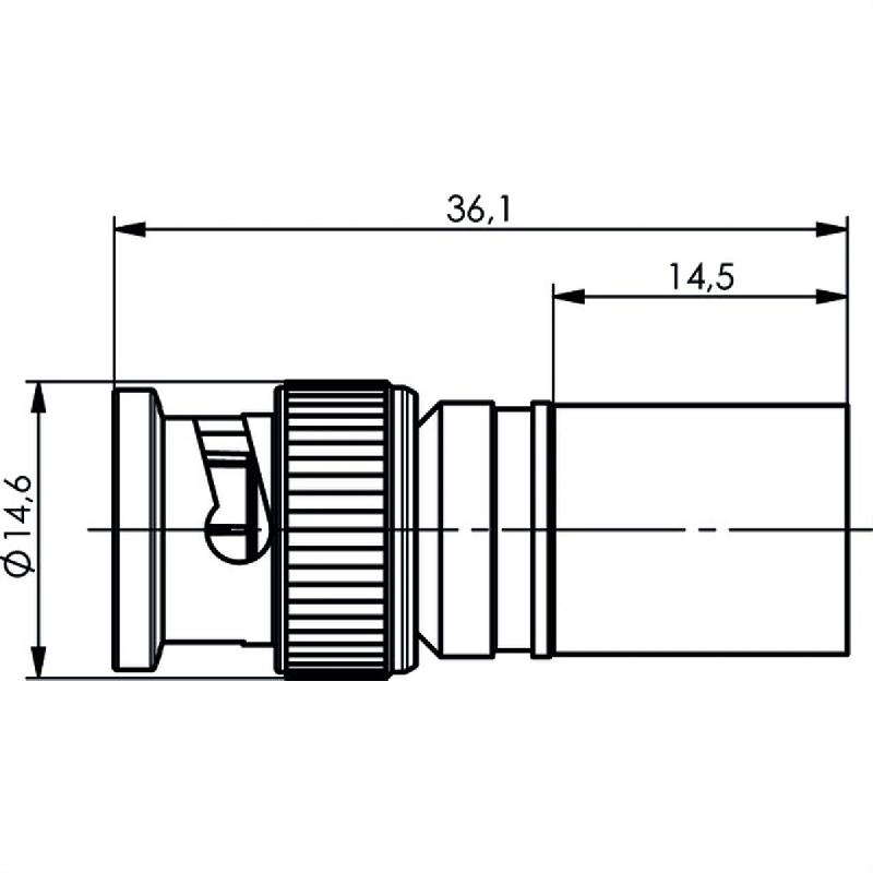Telegärtner fiche bnc droite à sertir rg 213/u_1