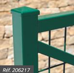 Barrière ORLEANS - Protection pour établissements scolaires et universitaires - Longueur 1470 mm - Cadre simple croix ou grillagé_1