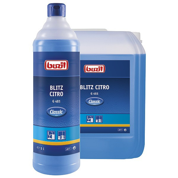 Blitz citro g481 nettoyant universel neutre sols et surfaces ph:7 buzil flacon de 1l_1