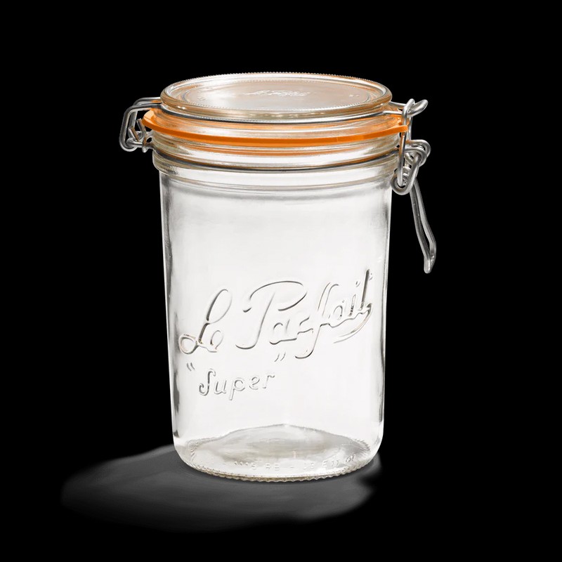 Pack de 6 bocaux Le Parfait Super 1 Litre Ø85 mm - Transparent - WL000008_1