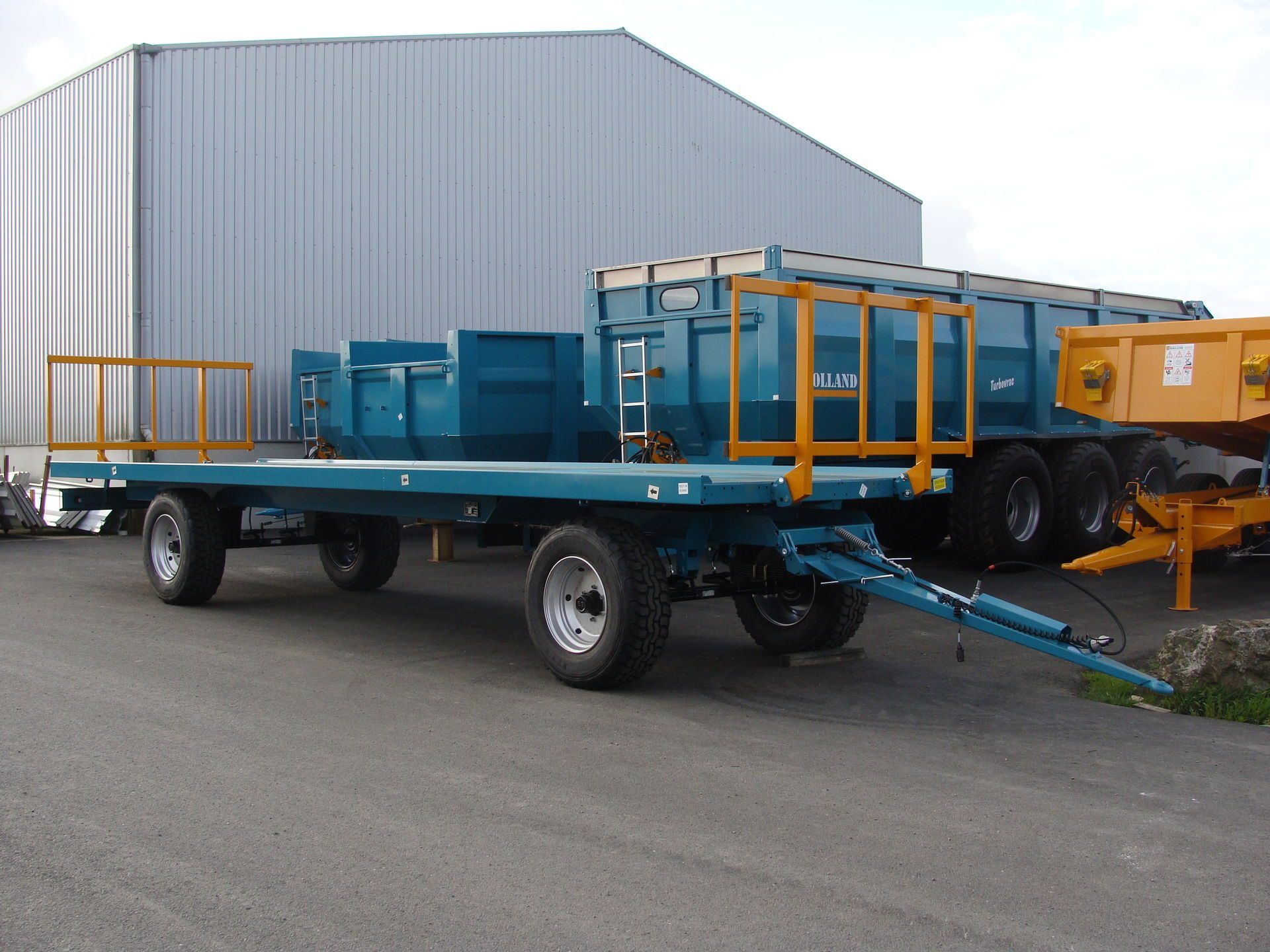 Remorque agricole Golpais avec capacité de charge utile jusqu'à 9 500 kg