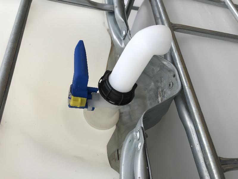Bec verseur pour cuve de stockage 1000L - Prolongateur pour cuve à eau IBC/GRV - S60X6_1
