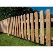 Clôture Bressanone - Clôtures en bois - Pircher - Mélèze alpin brut - Dimension 200 x 99h cm_1