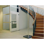 Élévateur PMR fixe Aritco - pour 2 niveaux et plus - portes automatiques et accès équerre_1