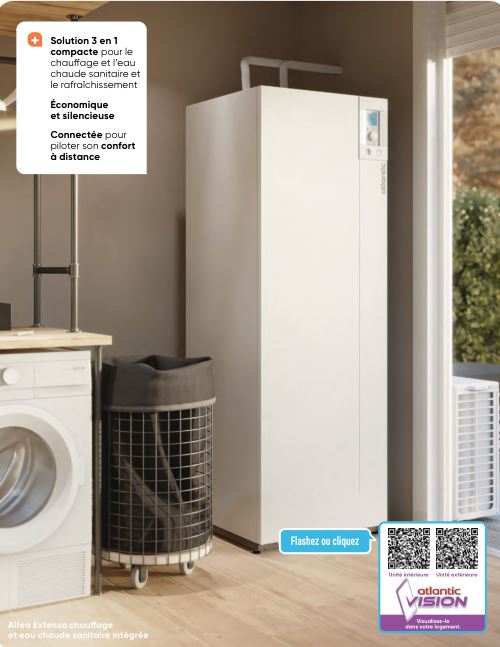 Pompe à chaleur air/eau bi-bloc pour logements neufs - Alfea Extensa A.I. - Performante et économique_1
