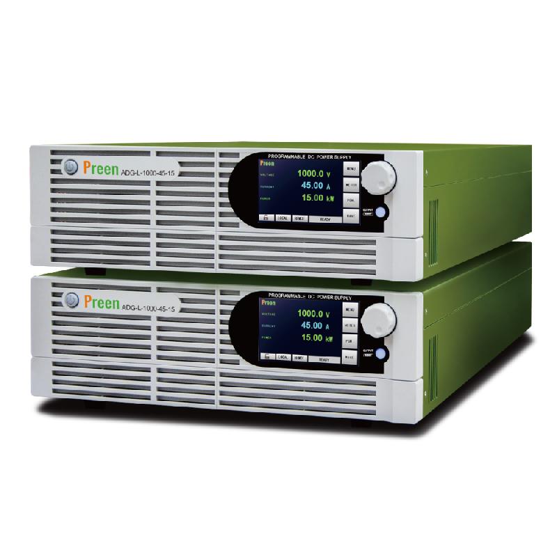 ADG-L-SERIE - Alimentations programmables DC série ADG-L, 1 voie, 5-10-15 kW, 0-135 A, 0-1000 V, rack 19'' 2U/3U - Tests photovoltaïques et véhicules électriques_1