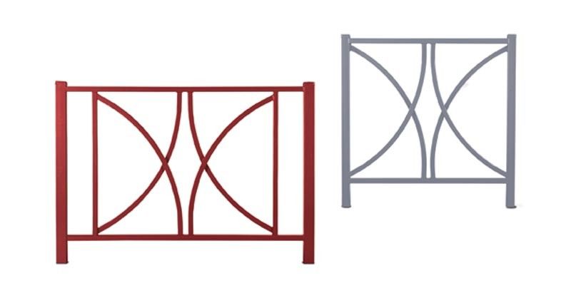 Barrière Vauban 110 - Serem - acier avec peinture époxy, longueur 110 cm, hauteur 105 cm_1