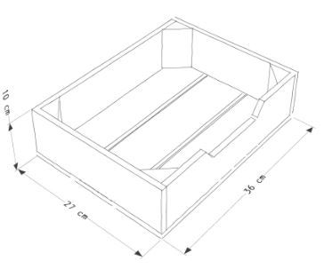 Billy-1 - caisses en bois - Simply a Box - L36 x H10 x P27 cm - personnalisation étagères IKEA_1