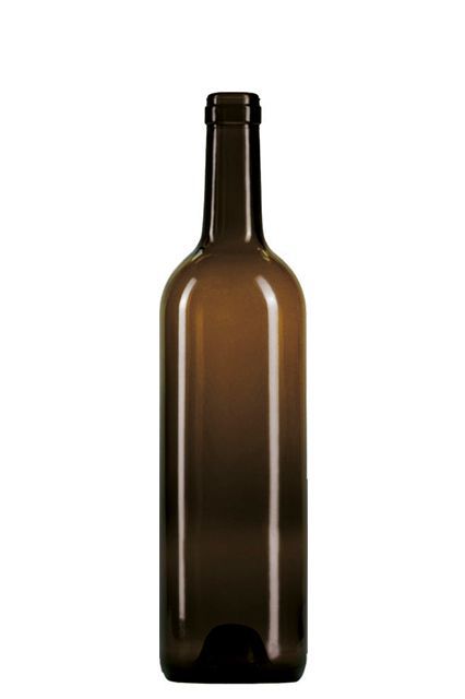 Bouteille vin tranquille - forme bordelaise - 75cl - disponible en plusieurs formats, bagues et couleurs_1