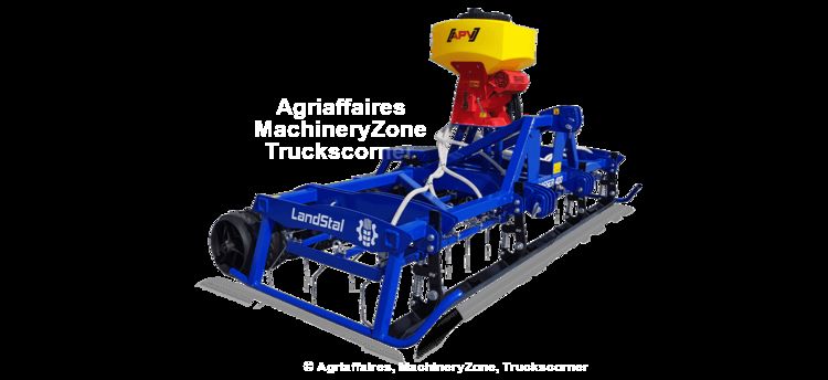 Herse émousseuse et régénérateur de prairie avec rouleau Cambridge - Landstal LST GRASSER 600_2