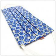 Mask3peclatbleu - masque en tissu - VDM - 3 plis - 100% coton - lavable et réutilisable_1