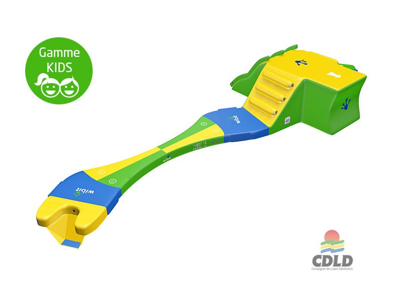 Parcours gonflable Kids Run Wibit - Collection Wibit Kids - Pour piscines et bases de loisirs_1