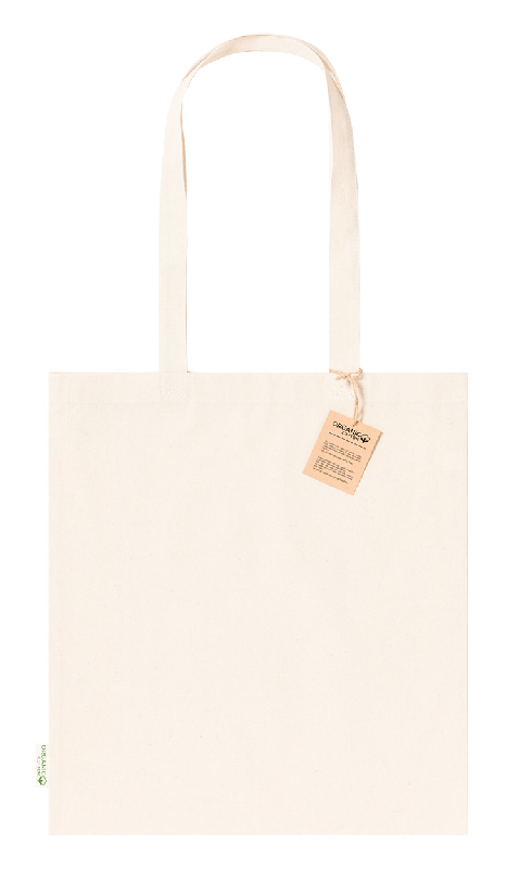 Tote bag en coton bio - anses longues - 100% coton biologique - 180 g/m² - couleur naturelle_1