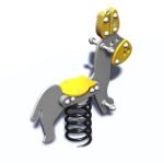 Jeu à ressort âne - ane01pe - crea equipements - pour enfants de 2 à 6 ans_1