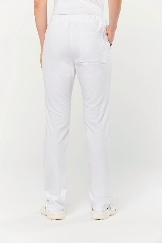 Pantalon polycoton femme WK708 - Norme ISO 15797 - Ceinture élastiquée, poches italiennes et arrière renforcées_1