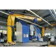Potence sur fût VS - Abus levage - capacité 6.3 tonnes - rotation 360° - portée jusqu'à 10m_1