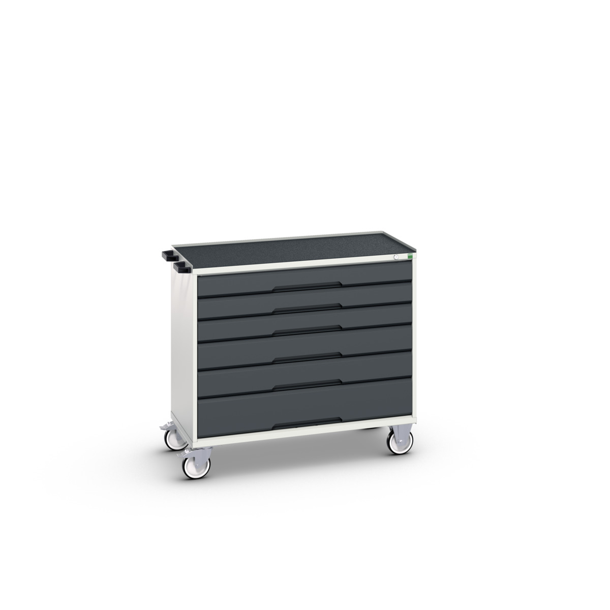 Servante Roulante Verso - 6 tiroirs avec tapis, châssis en acier robuste - LxPxH : 1050x550x965 mm_0