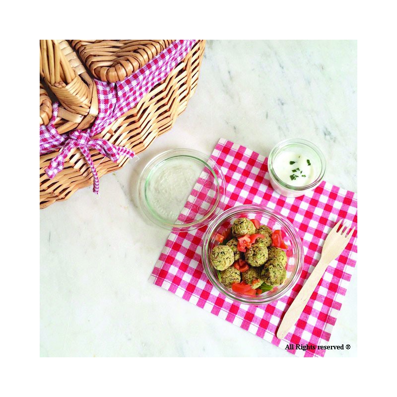 Bocaux en verre Weck® Modèle 80 ml DROIT avec joints et couvercles en verre inclus - WN000039_1