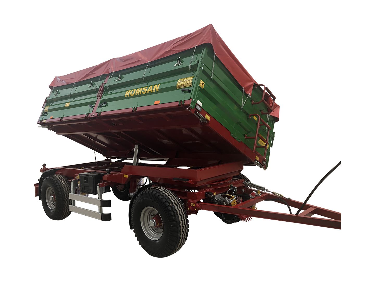 R 60 CSGA - Benne agricole à double essieu - Romsan - Capacité 6000 kg_1