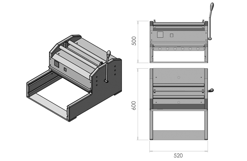 Sr 430 - Scelleuse manuelle Rotopack - operculeuse de barquettes en PP, PE, PS, PET, AL_1