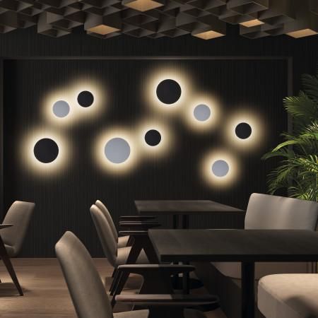 Applique circulaire LED SMD 13W - 1155 lm - 3000K blanc - diamètre 250 mm - aluminium - intérieur_1