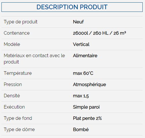 Laf002625p2 - Cuve engrais liquides Sodipia - Capacité 26000L - Équipements standards et options disponibles_1