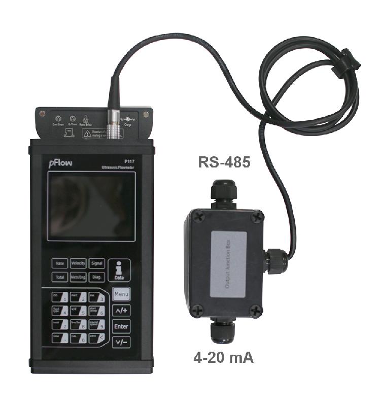 P117-KIT | Kit débitmètre à ultrasons portable - mallette, transducteurs sur règle et accessoires - GENTOS_1