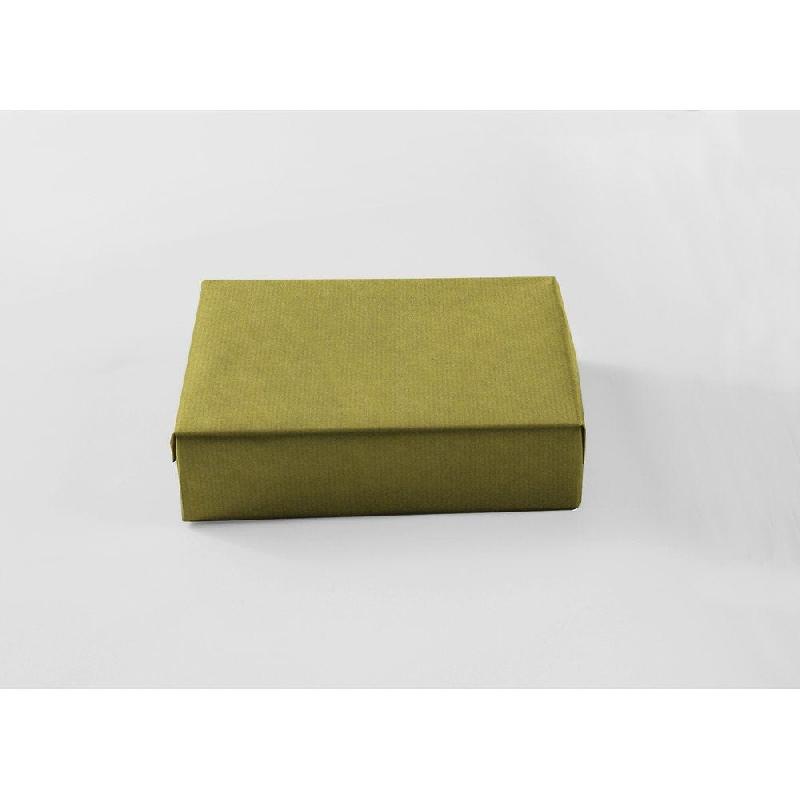 Papier kraft vergé vert olive 0,70 x 100 m - Large choix de couleurs - Pour emballage cadeau et protection_1