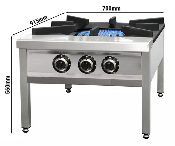 Réchaud à gaz sur pieds 4 brûleurs (31 kw)_1