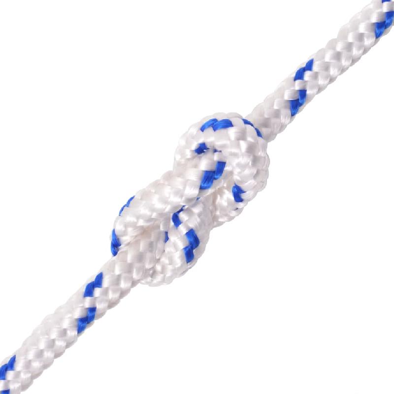 Vidaxl corde de bateau polypropylène 14 mm 50 m blanc 91283_1