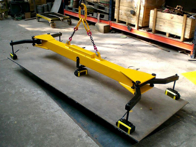 Aimant de levage à actionnement manuel pour matériaux plats et ronds - Elift 3000 / Assfalg - Capacité jusqu'à 3000 kg_1