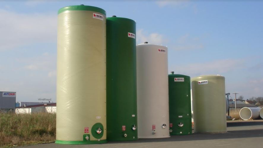 Réservoir simple paroi pour stockage d'engrais liquide