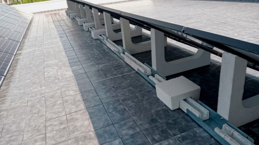 Lestage support panneaux photovoltaique_1