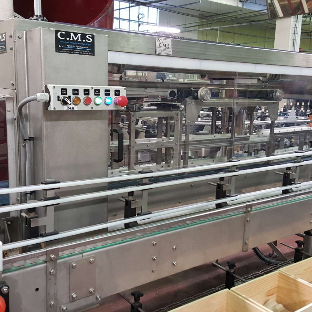 Répartiteur dynamique de convoyeur avec une cadence de 1500 b/h - cms_1