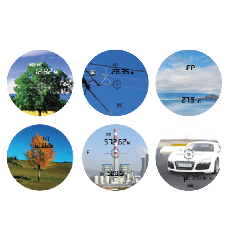 Télémètre laser durci XR1200A - mesures jusqu'à 1500m, précision +/- 10cm, hauteur, inclinaison, vitesse et température_1