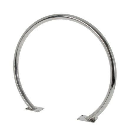 Arceau vélo inox 304 1 ou 2 places - Ø 50 mm, platine 150×110 mm_1