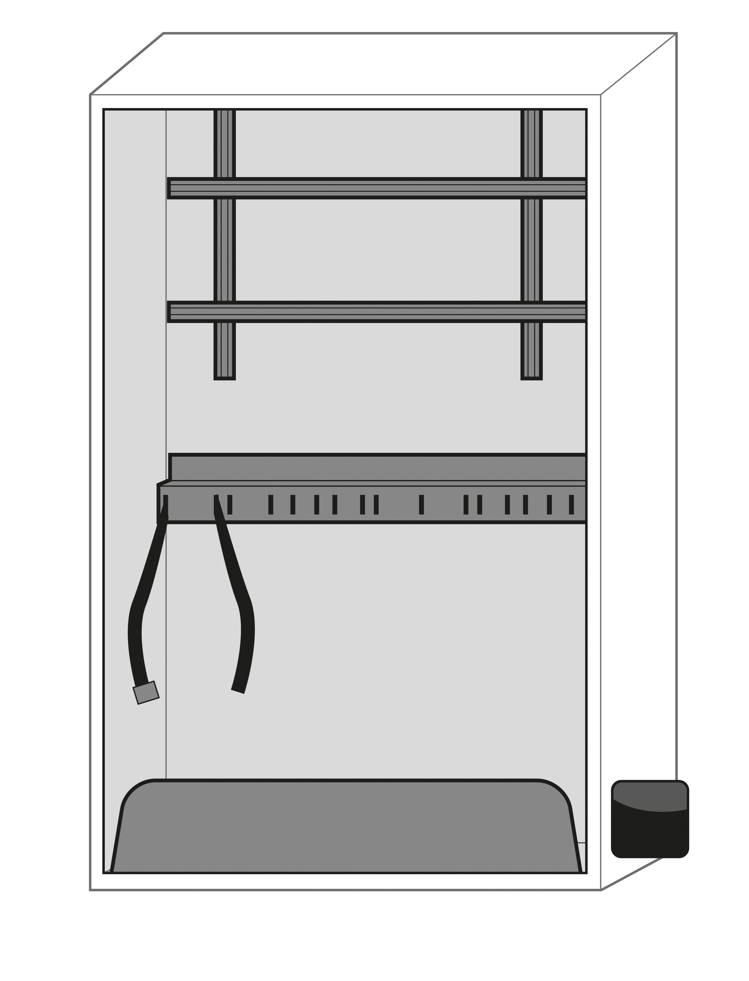 Armoire de stockage extérieur G-LINE pour bouteilles de gaz G-OD modèle GOD.215.135 - Réf 30692-015-32673_1