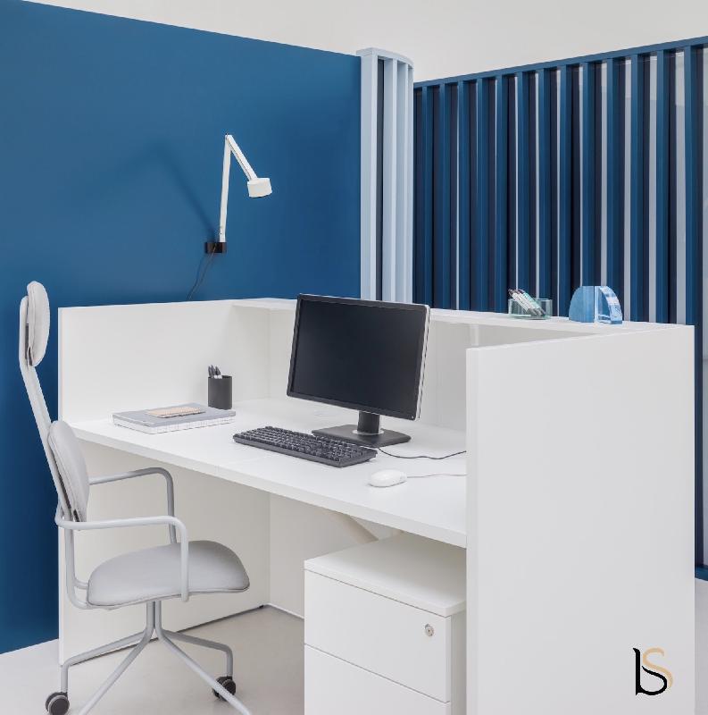 Bureau d'accueil droit Tera MDD - Élégant et économique - Blanc, 286_0