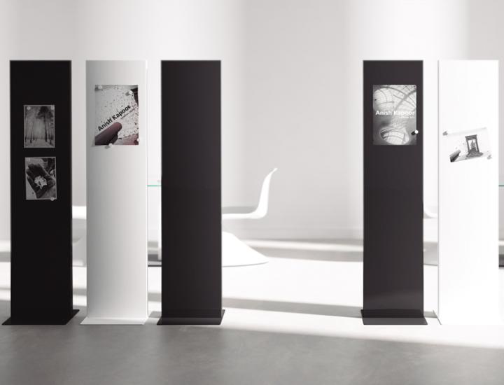 Présentoir sur pied à double usage LIT - Ref : LITBL_1