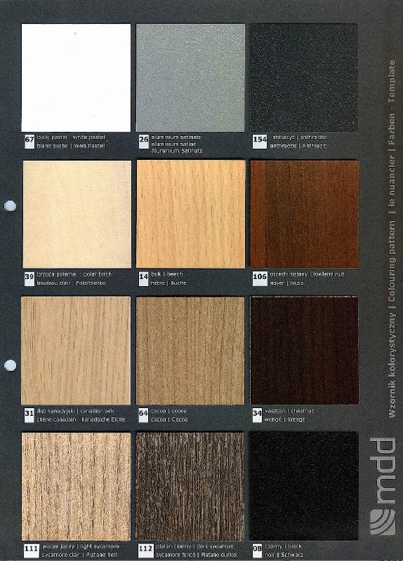 Table ronde pieds en bois Ogi - MDD. - 100, Gris_1