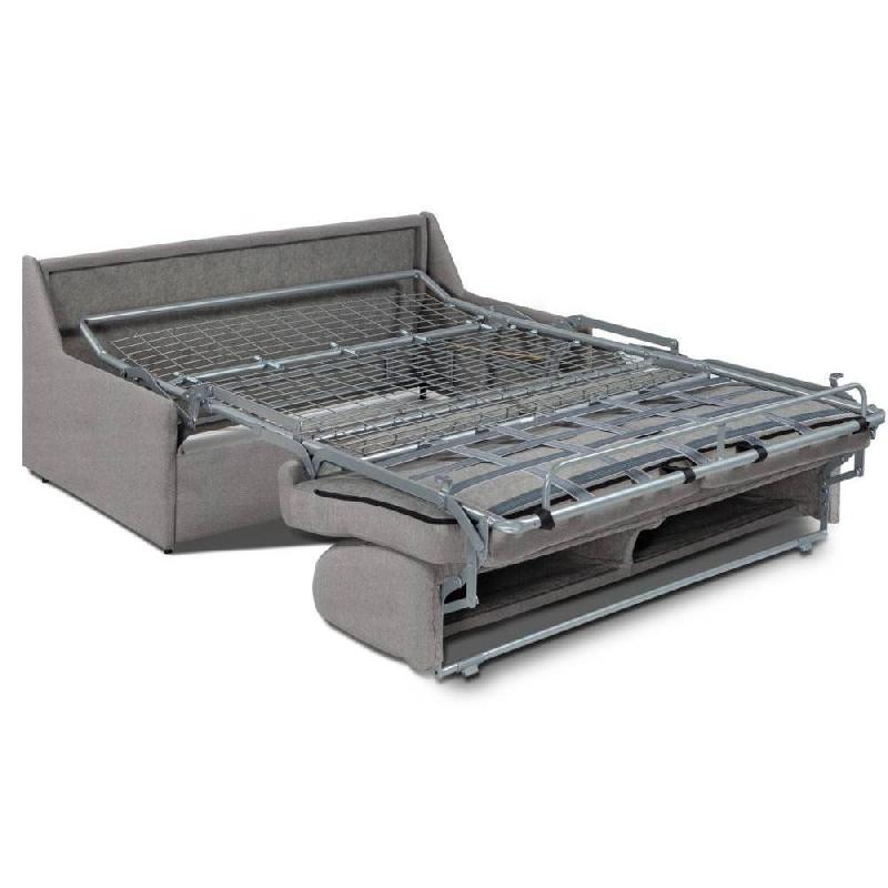 CANAPÉ CONVERTIBLE GAIN DE PLACE EXPRESS 140CM MATELAS 14CM NEO GRIS SILEX_1