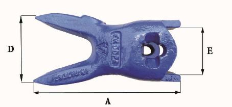 Dents pour godet FK1 DPE - Marque Fastkey - Références et dimensions détaillées_1