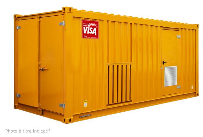 P 730 CO 50 Hz triphasé - Groupe électrogène en container - Visa - 825 kVA - Moteur Perkins - Alternateur Stamford_1