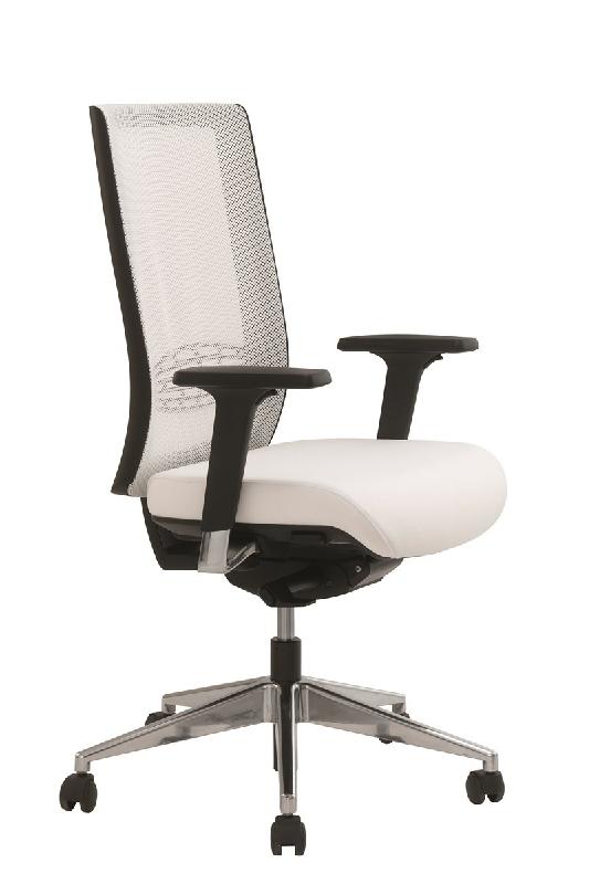 Siège bureautique  synchrone KENNY - Gris, Noir, Non, Piètement nylon noir_2